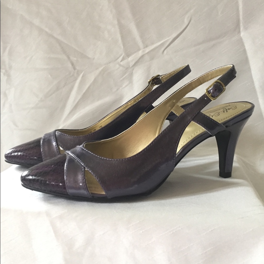 NWOT Purple Slingback Heels Offers welcome!!